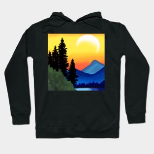 Sunset moon Hoodie